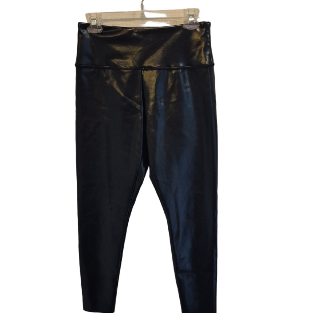 Anna & Ava Black Faux Leather High Waisted Leggings